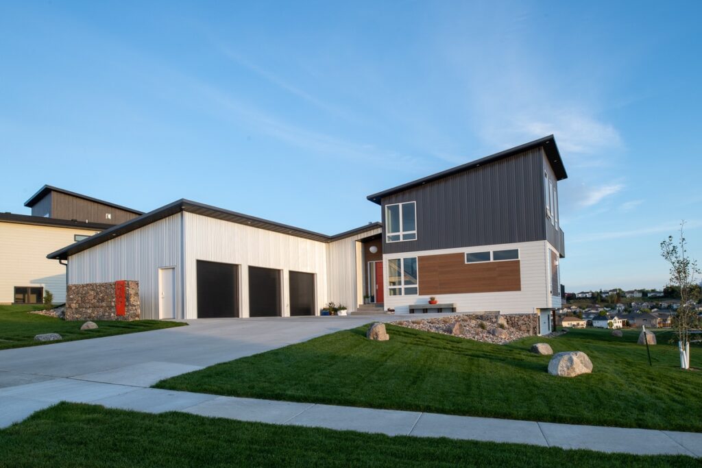 Knutson home at 1207 Round Top Rd, built for Mark and Lynae Hanson