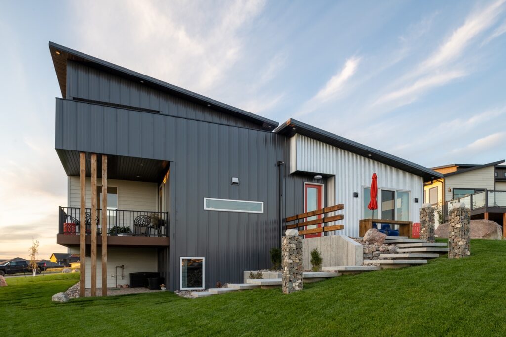 Knutson home at 1207 Round Top Rd, built for Mark and Lynae Hanson