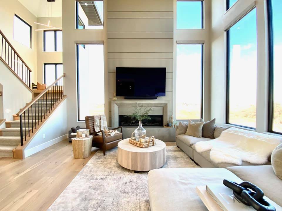 Living room in a Knutson home