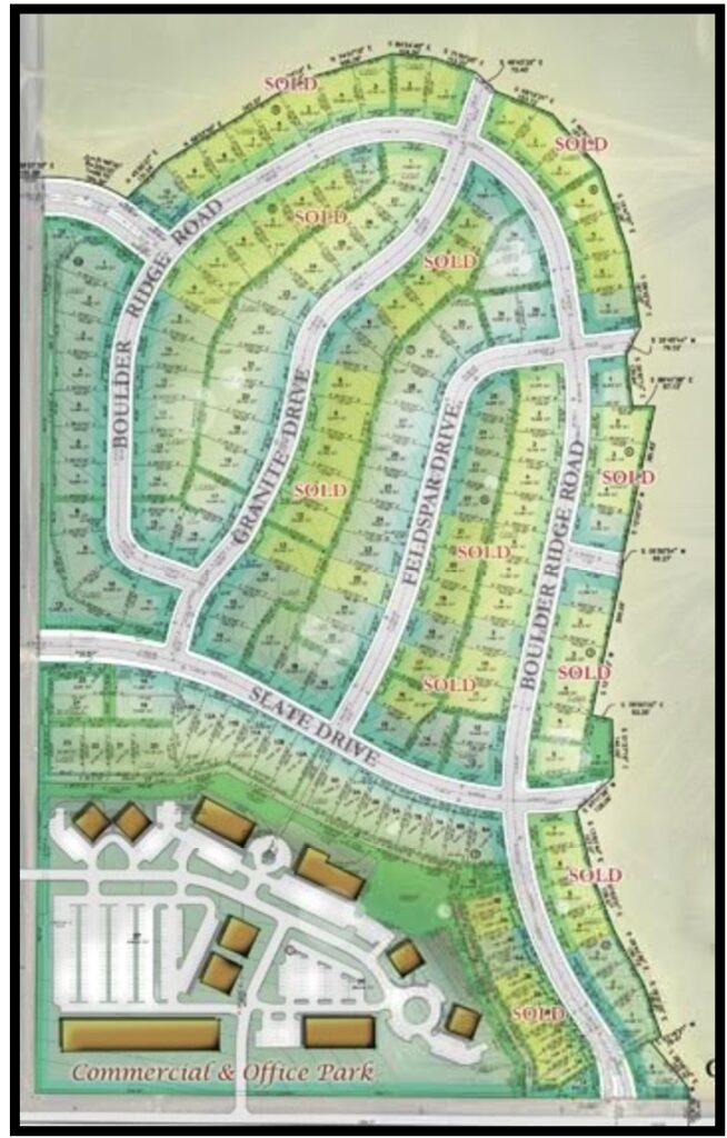Boulder Ridge Additions overview map